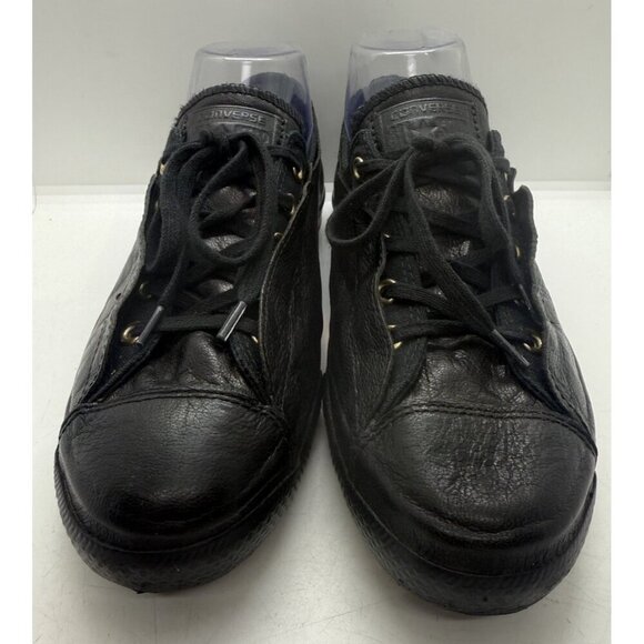 Converse C T All Star High Line Shroud Ox Women's Sneaker Size 8 Black Leather - Picture 2 of 9